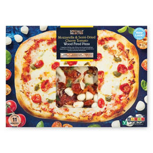 Mozzarella & Semi-Dried Cherry Tomato Wood Fired Pizza