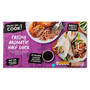 Crispy Aromatic Half Duck with Pancakes
