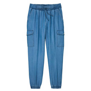 Damen Lyocell-Hose, Hellblau, L 44/46