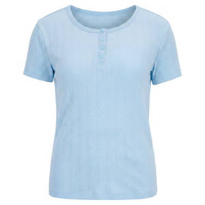 Damen T-Shirt, Blau, S 36/38