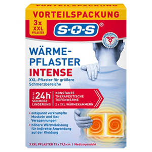 Wärmetherapie, Wärme-Pflaster Intense