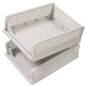 Schrank Organizer 2er-Pack, Gross, Beige