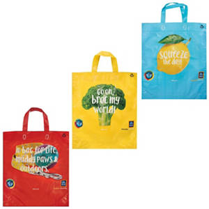 Red Woven Reusable Bag