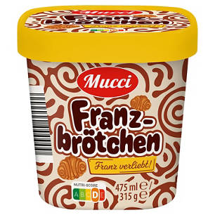 MUCCI Premium Eisbecher Franzbrötchen