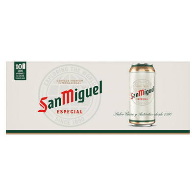 San Miguel Especial Premium Lager 10 Pack product image