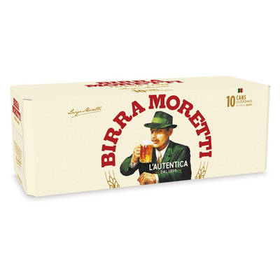 BIRRA MORETTI Premium Lager 10 Pack product image