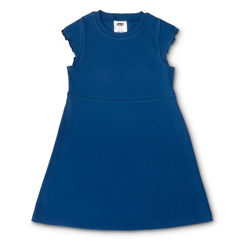 Détails 2, Robe en jersey pour enfants,bleu/bleu foncé, tailles 98/104