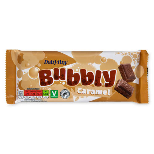 Caramel Chocolate Bubbly Bars