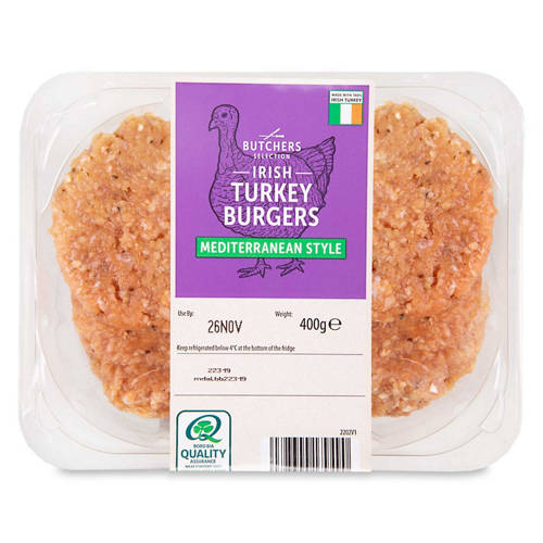 Irish Mediterranean Style Turkey Burgers