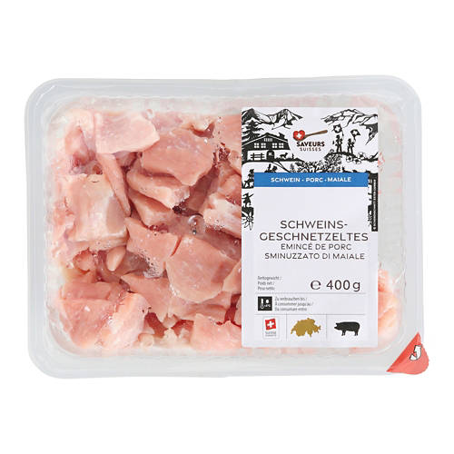 Vorderansicht 2, Schweinsgeschnetzeltes