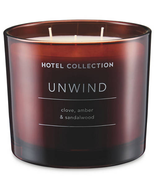 Details 1, XL Brown Glass Candle/Reed Diffuser