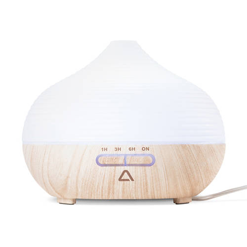 Details 1, Ultraschall Aroma Diffuser, Weiss/Bambus