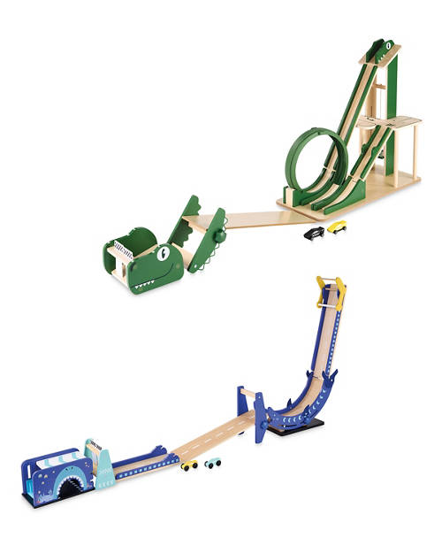 Group 1, Wooden Downhill Racetrack