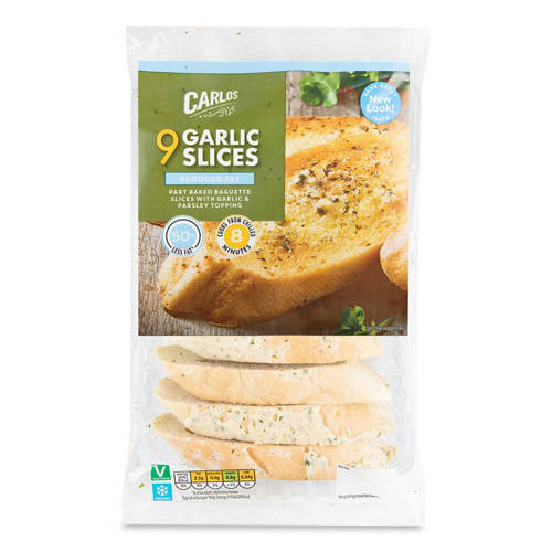 Reduced Fat Garlic Slices