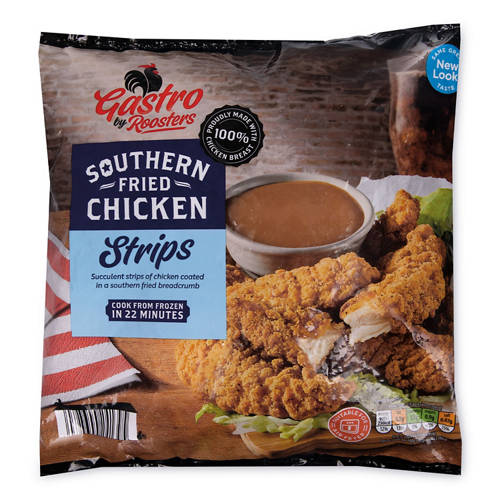 Southern Fried Coated Chicken Strips