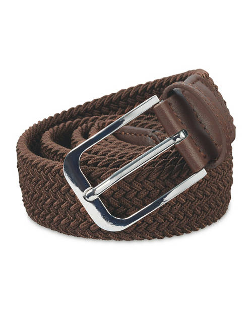 Mens Stretch Braided Belt Product Image Front shot 01