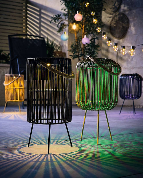 Lifestyle 1, Solar Wickerwork Lantern