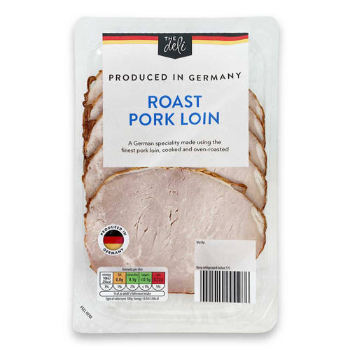 Roast Peppered Pork Loin Slices