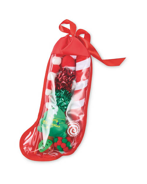 Front shot 1, Cat Christmas Stocking