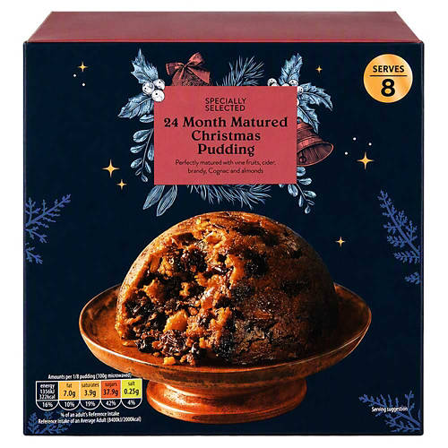 Front shot 2, 24 Month Matured Christmas Pudding