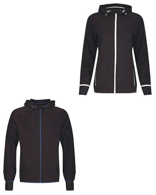 Group 1, Adults' Running Jacket Black/White