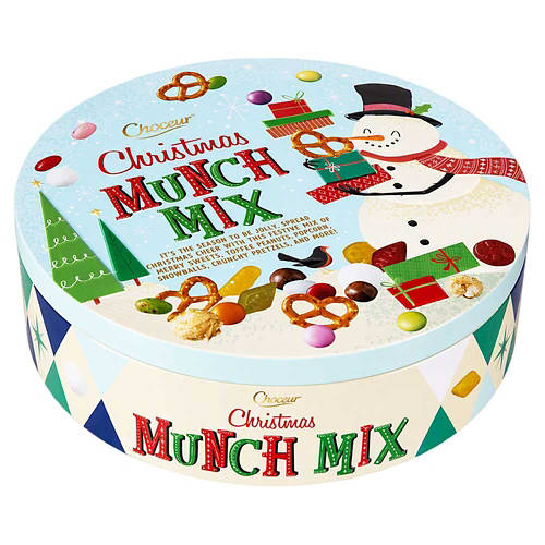 Front shot 2, Christmas Munch Mix Tin
