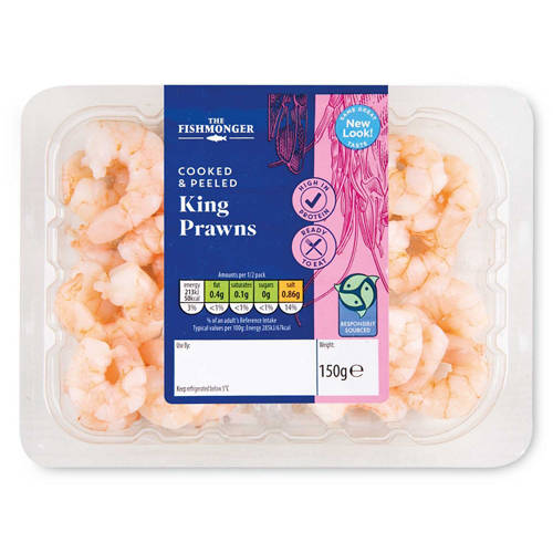 Cooked & Peeled King Prawns