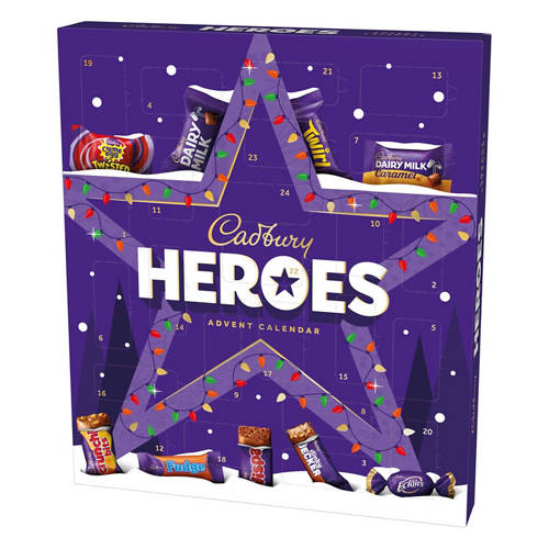 Front shot 2, Cadbury Heroes Advent Calendar