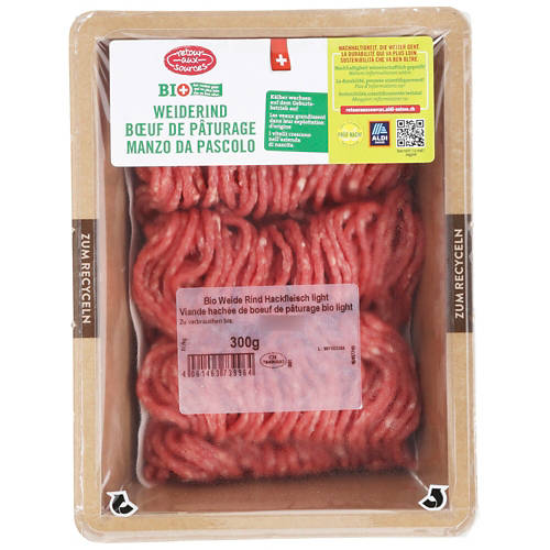 Vorderansicht 2, BIO-Hackfleisch vom Weiderind