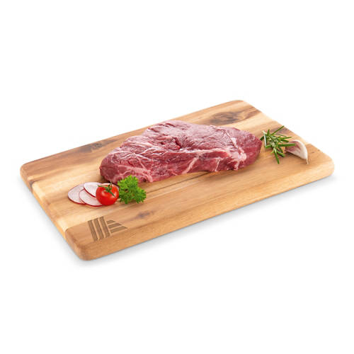 Vorderansicht 2, Hochrückensteak, Natur