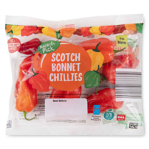 Scotch Bonnet/ Finger Chillies 50g/80g