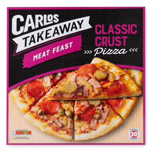 Meat Feast Takeaway Pizza