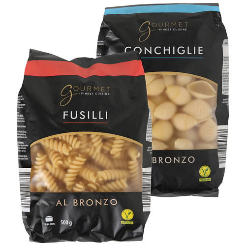 Gruppe 1, Bronze-Cut-Pasta-Assortment, Conchiglie