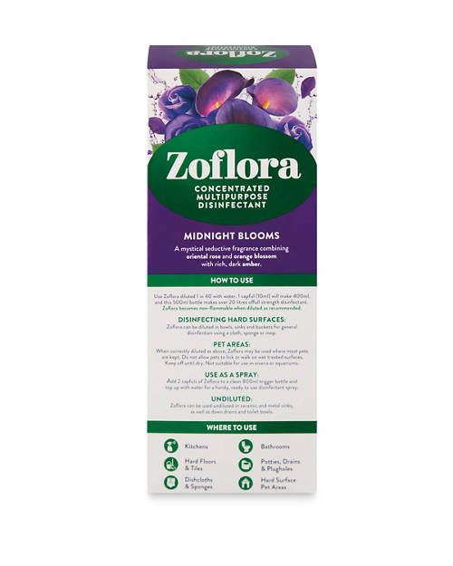 Back shot 1, Zoflora Concentrate 500ml