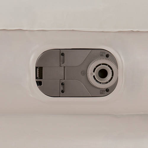 Vue de face 2, Matelas gonflable avec pompe