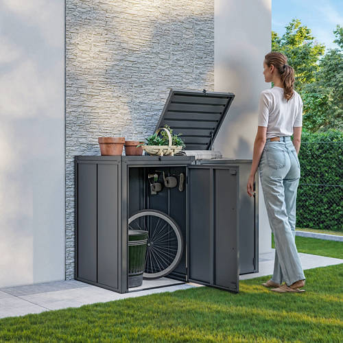 Lifestyle 5, Mülltonnenbox aus Stahl