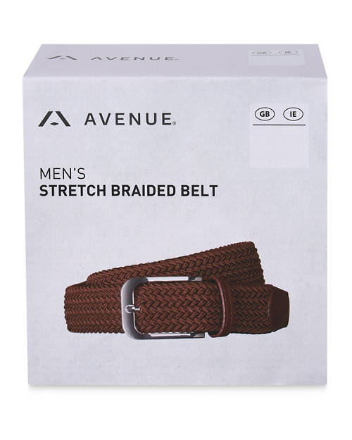 Front shot 2, Men's Stretch Braided Belt