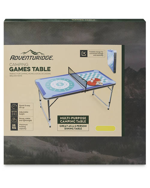 Front shot 2, Camping Games Table