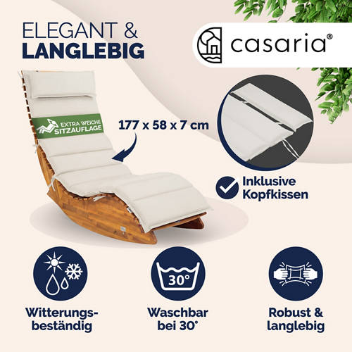 Details 4, Auflage Saunaliege, Creme