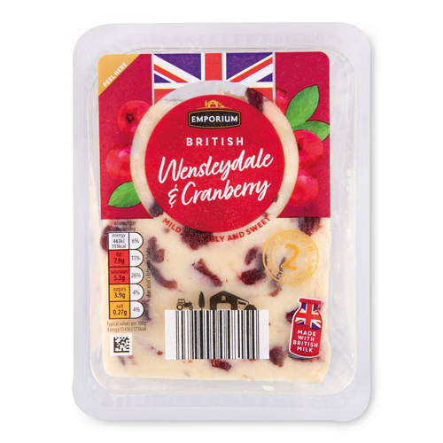 Wensleydale with Cranberry Cheese