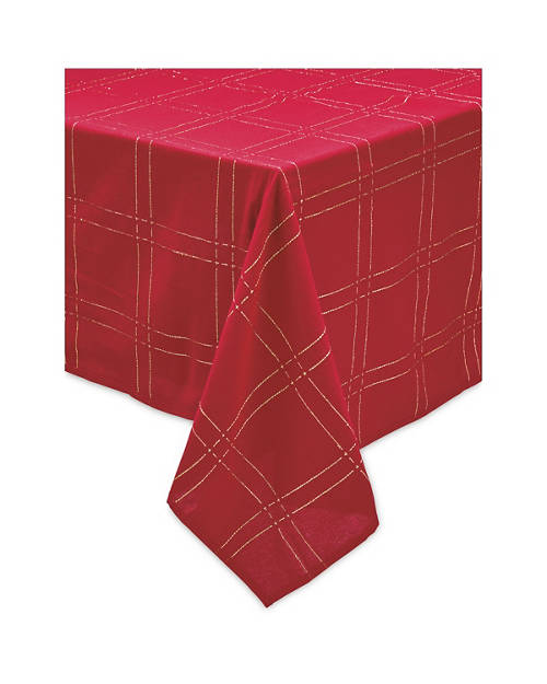 KIRKTON HOUSE, Luxury Tablecloth, Red, 132 x 178 Cm