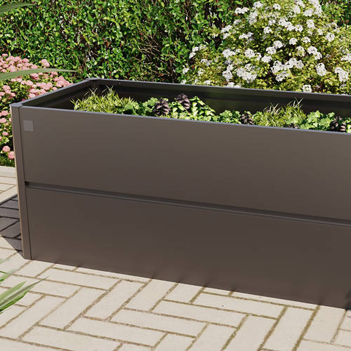 Lifestyle 1, Design Hochbeet aus Stahl