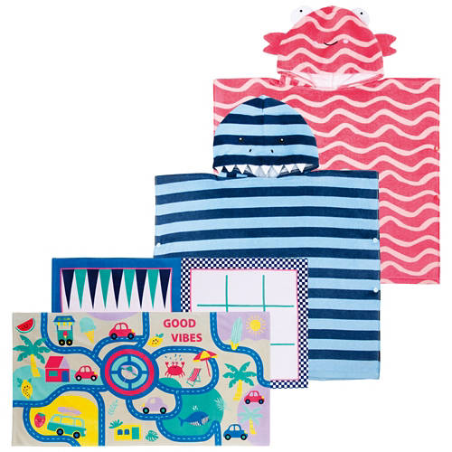 Groupe 1, Poncho de bain pour enfant, crabe