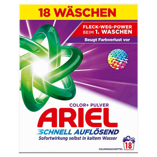 Vorderansicht 1, Waschmittel 0,9 kg, Pulver Color
