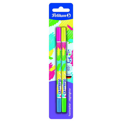 Vorderansicht 1, Pelikan-Sortiment, Textmarker 2er-Set