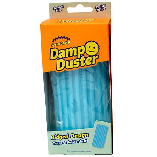 Vue de face 1, Éponge anti-poussière, bleu