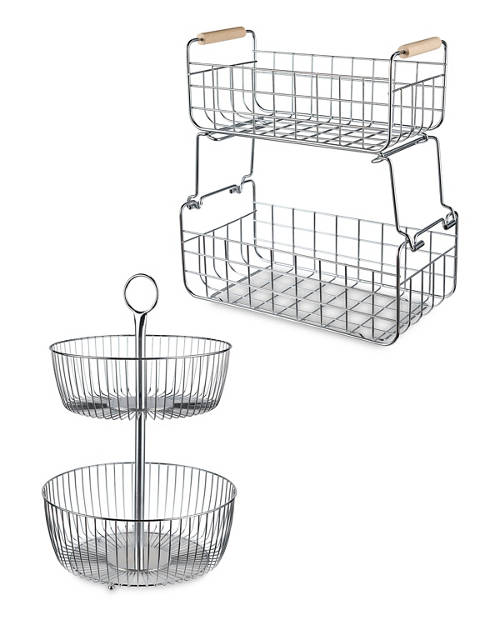 Group 1, 2 Tier Fruit Basket