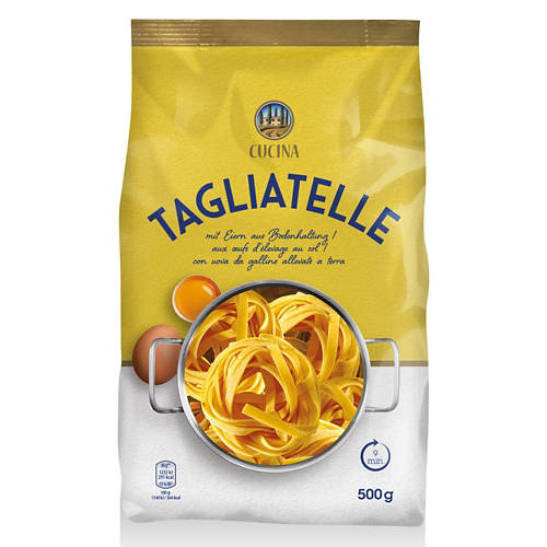Elölnézet 1, Tojásos tagliatelle, 500 g