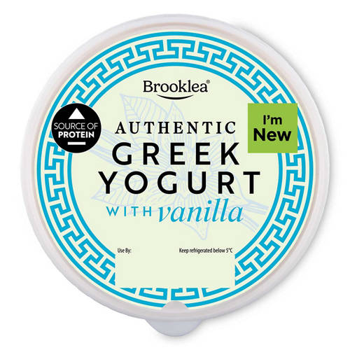 Front shot 2, Vanilla Greek Flavoured Yoghurt