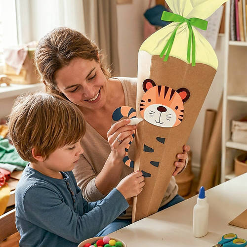 Lifestyle 1, Kit per realizzare il cono scolastico, animali
